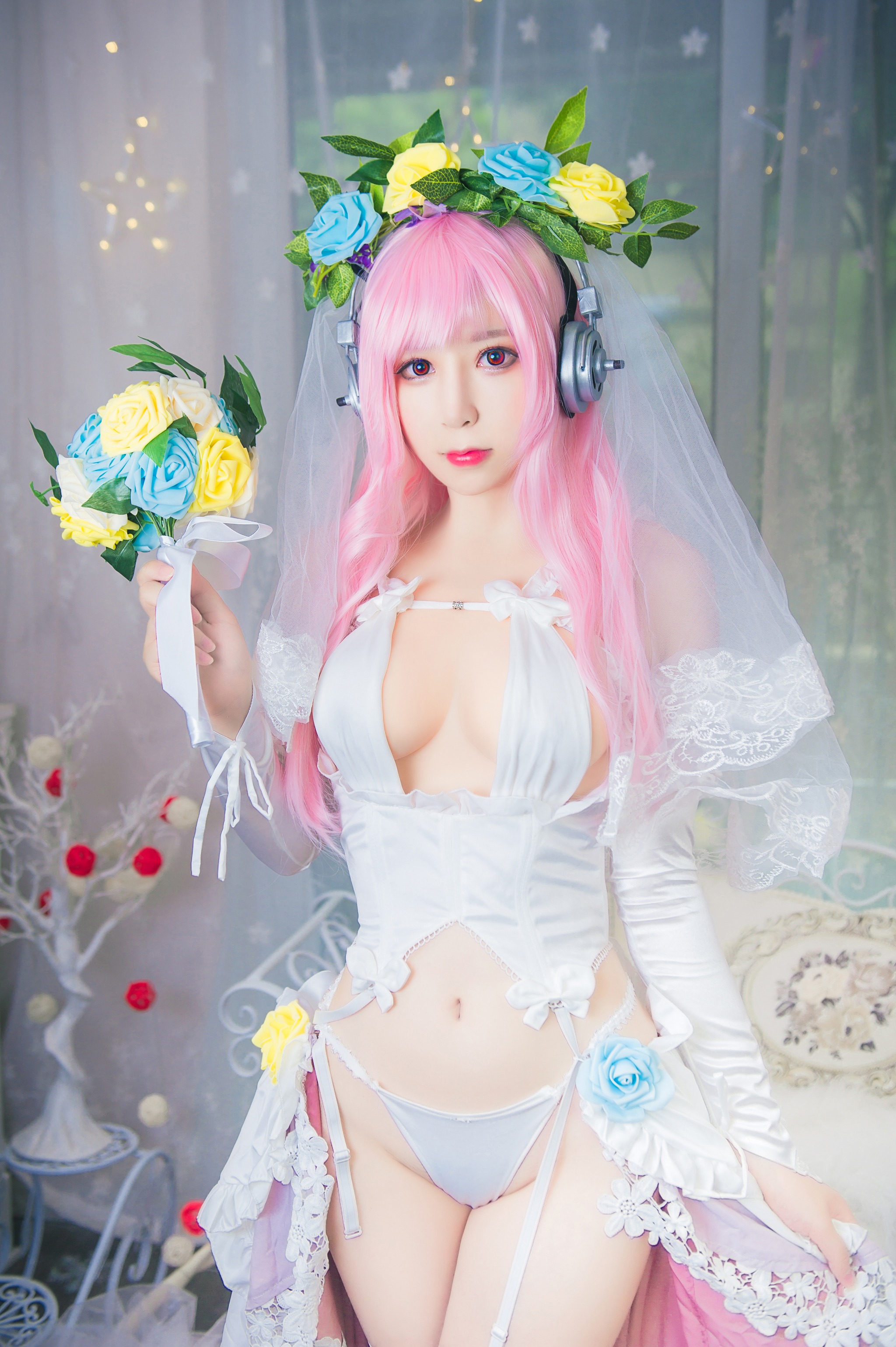 雯粥粥i - NO.024 索尼子花嫁[40P]-XikXak